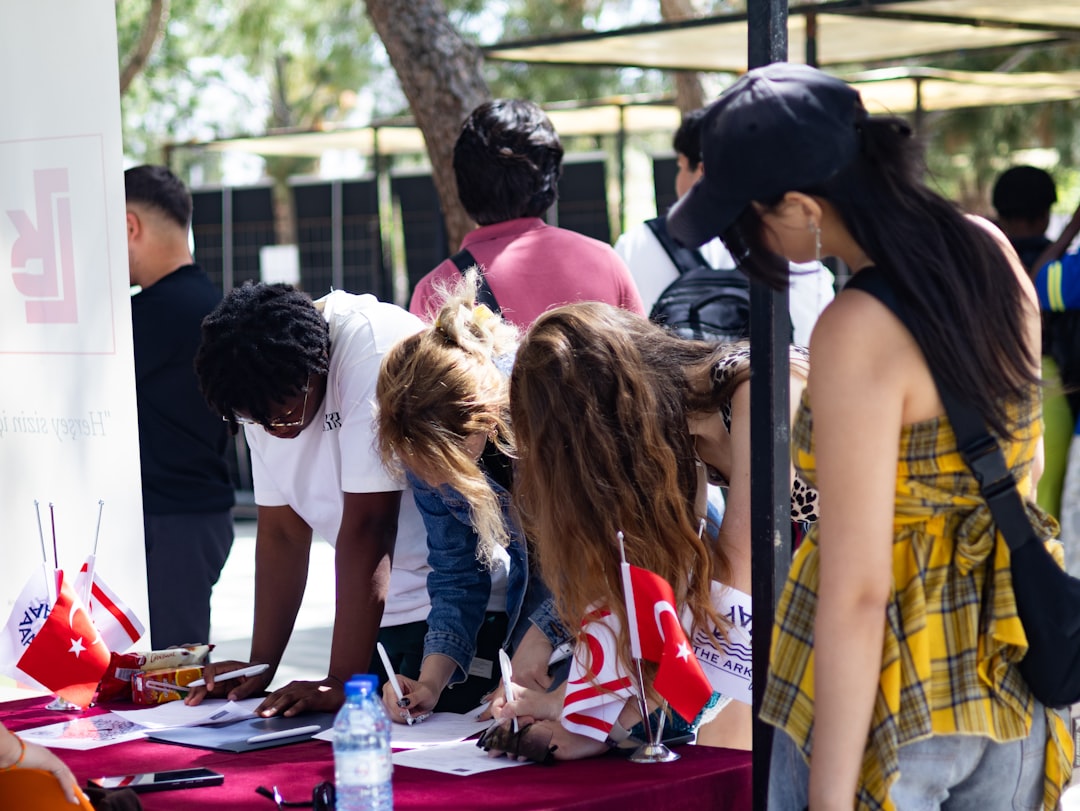 African students discussing study abroad and career plans