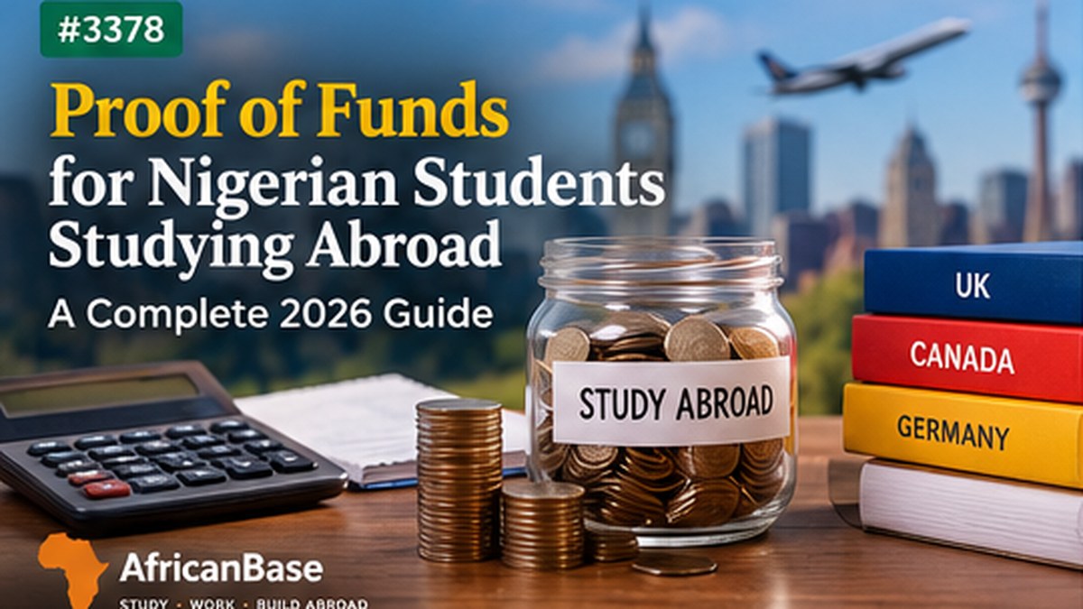 Proof of funds guide for Nigerian students studying abroad with tuition and bank statement planning